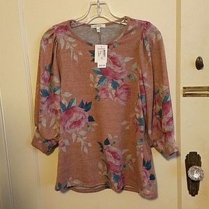 Dusty Rose Blouse Size S